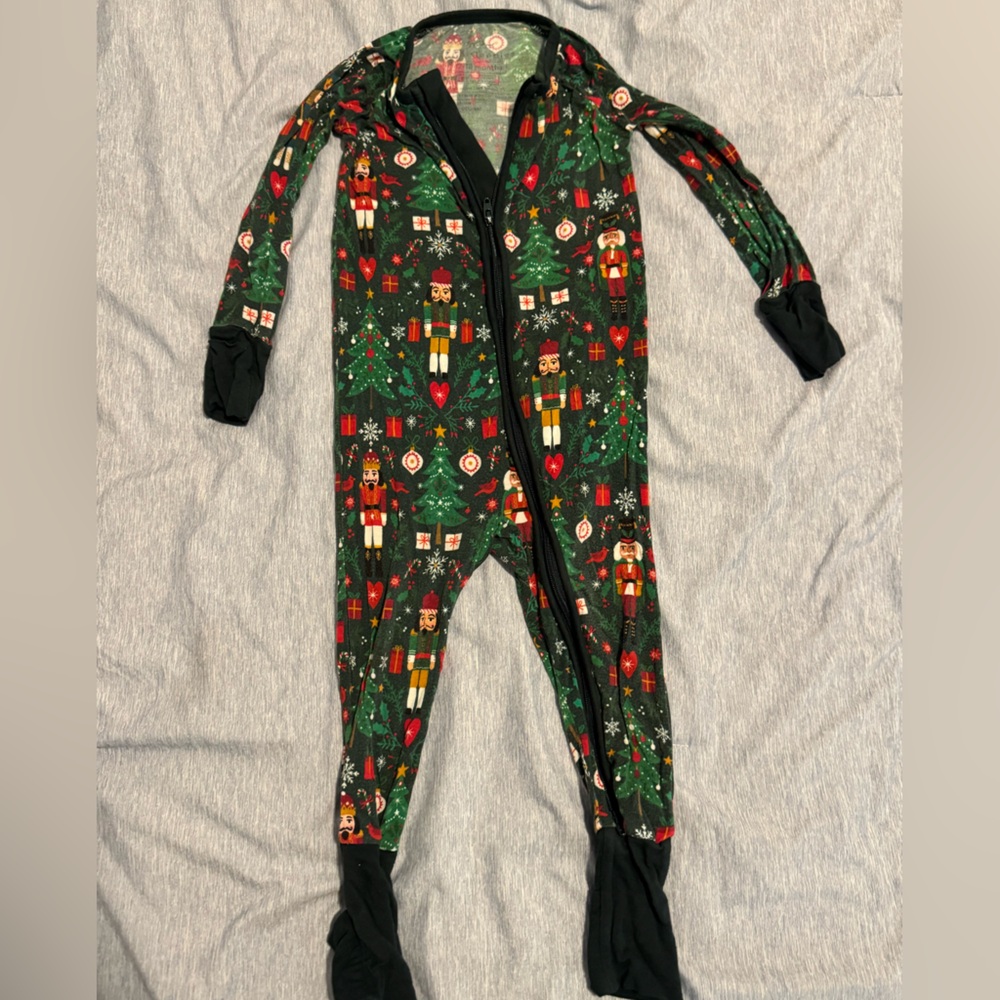 Little Sleepies Christmas Zippy 12-18 Months